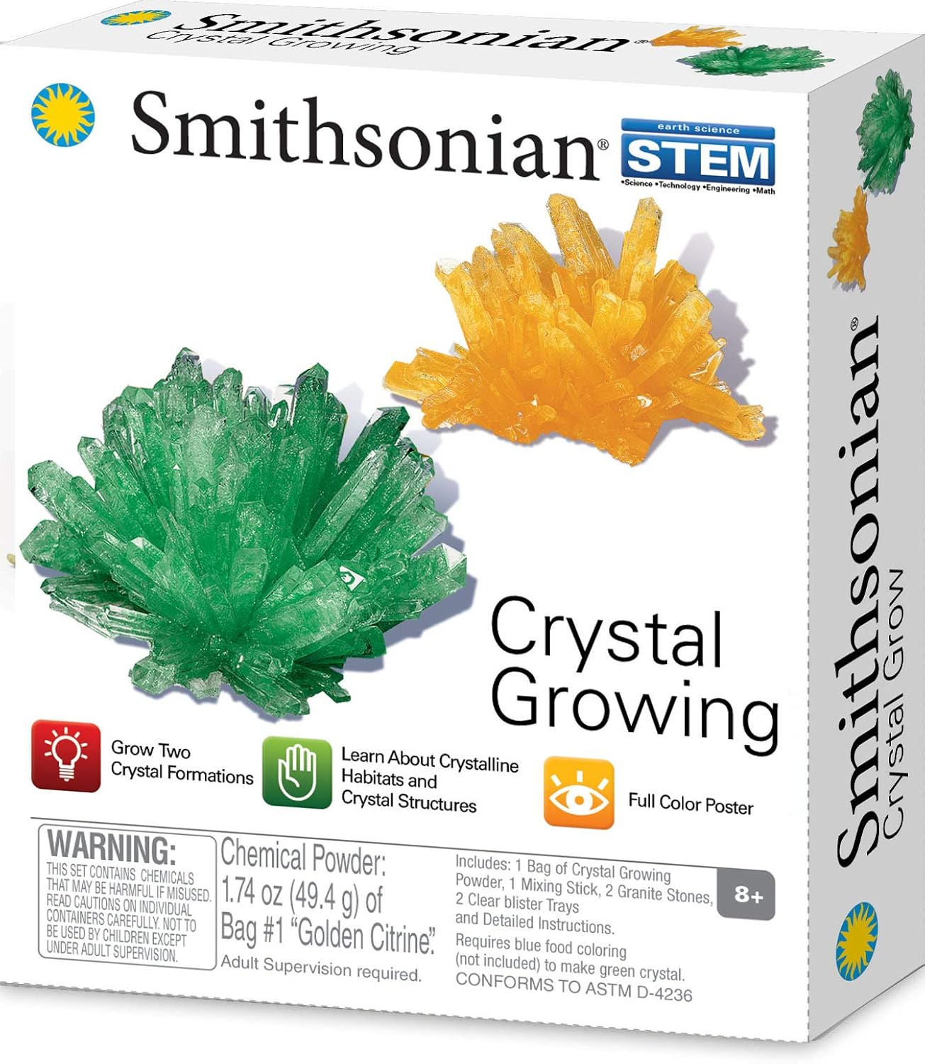 Amazon Com Smithsonian Smithsonian Micro Crystal Growing Toys Games