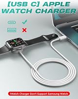 Amasuki 2 Pack USB C Magnetic iWatch Charger Cable 1m 3.3ft view 2