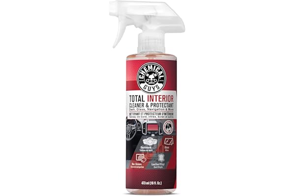 Chemical Guys Total Interior Cleaner & Protectant, Safe for Cars, Trucks, SUVs, Motorcycles, RVs & More, 473 ml, Black Cherry