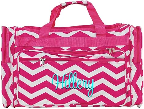 hot pink duffle bag