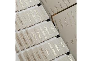 UPAFEXXI-Laminated Bible Tabs with Book Summaries(Gold Foil Embossed Lettering), Bible Tabs for Women and Men, Reposition Large Print Stickers, Easy to Read, 80Chapters Labels for Easy Navigation