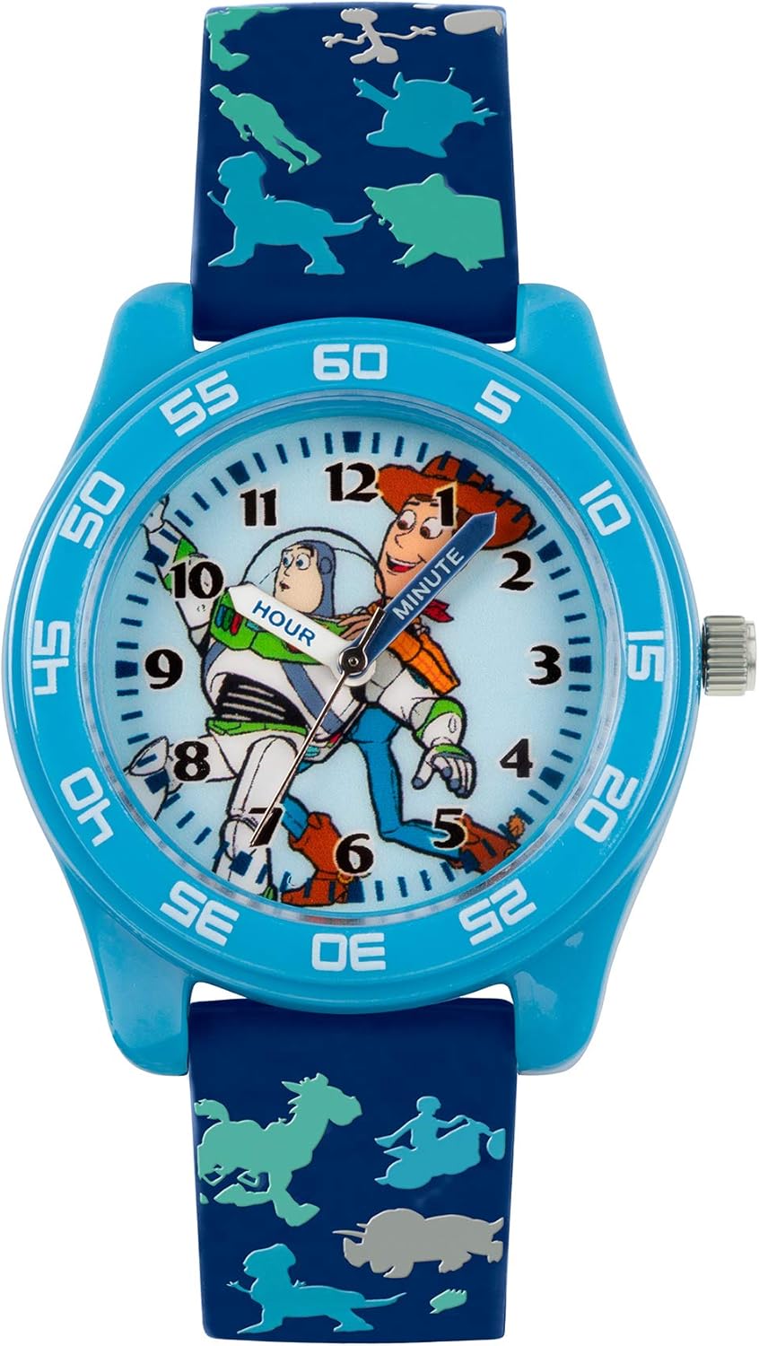 Disney Kids Time Teaching Toy Story Buzz and Woody Reloj con correa de