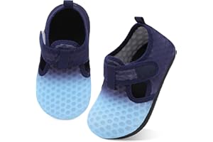 LeIsfIt Toddler Water Shoes Girls Boys Swim Beach Shoes Barefoot Aqua Socks Kids Non-Slip Water Socks