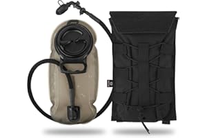 PETAC GEAR 1.5L / 3L Tactical Hydration Pack，Molle Carrier Pouch for 50 oz /100 oz Hydration Bladder Daypack Water Backpack.