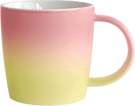 Amazon Com Ombre Color Collection Gradient Mug Cool Coffee Mugs Tea Cups 12oz Bone China Dishwasher Microwave Safe By Root7 Flamingo 1 Coffee Cups Mugs