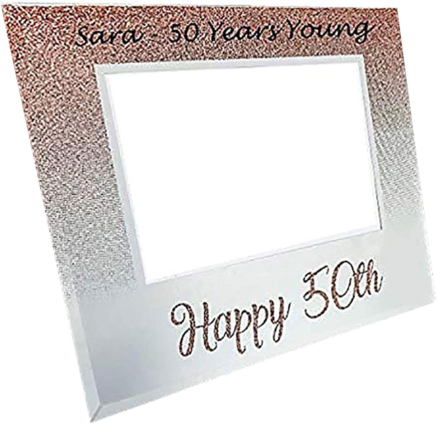 Personalised 50th Birthday Gifts Photo Frame Women Name Age Happy Her