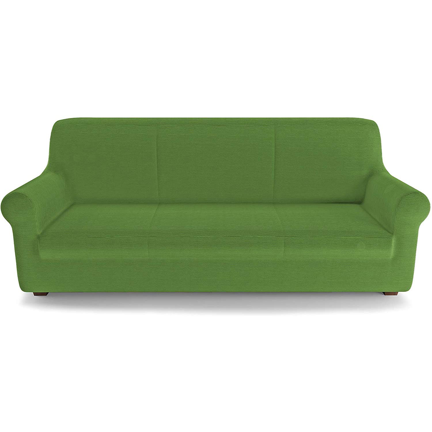 PETTI Artigiani Italiani Protector, Green, Sofa Slipcovers, Linear Fabric, 100% Made in Italy, Armchair Covers (80 to 120 cm)