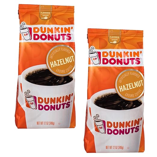 Dunkin Donuts Hazelnut gemahlener Kaffee (Pro Beutel 2Pack