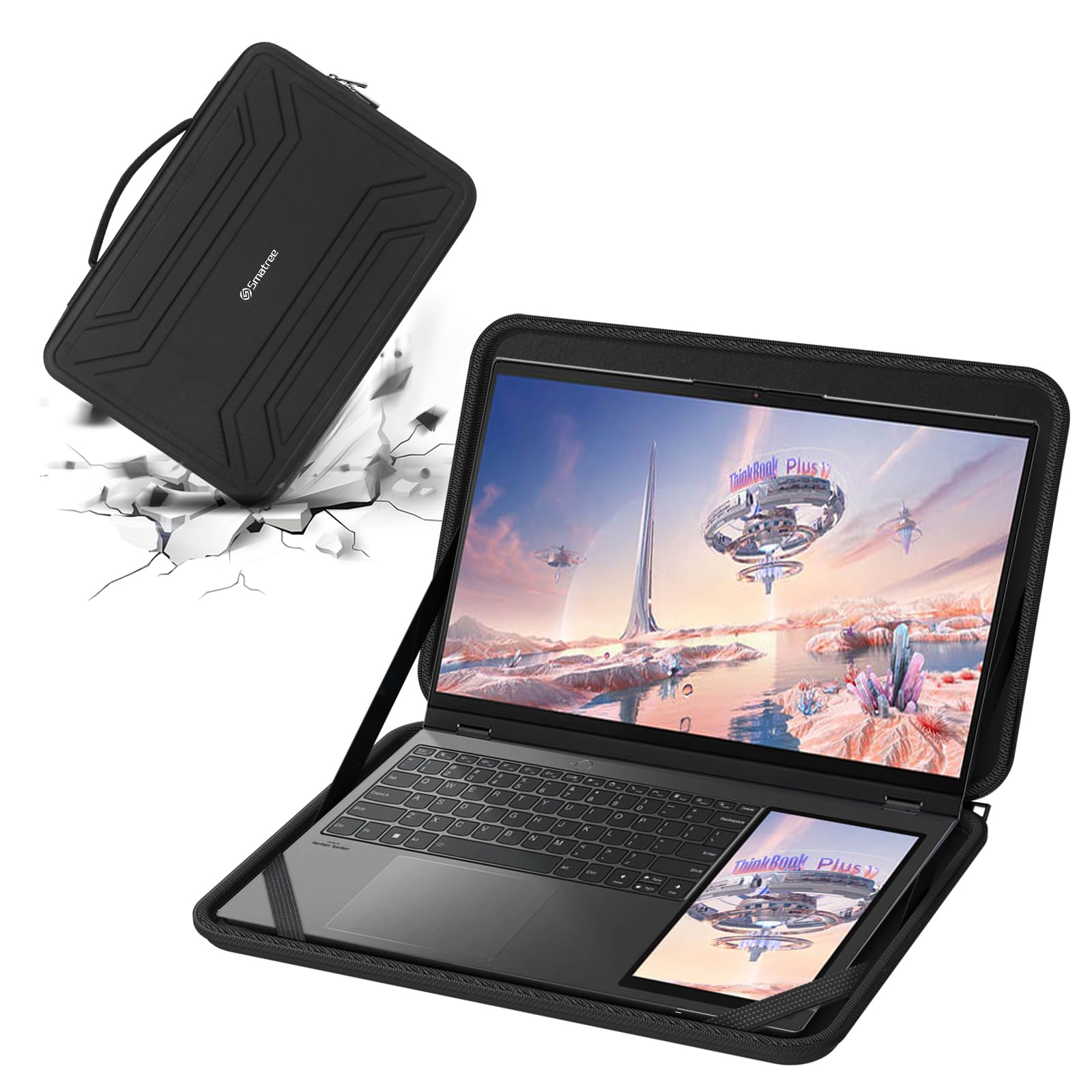 Smatree 18 Inch Laptop Case for ASUS ROG Strix Scar 18,G18 (2024) - Hard Protective Slim Carry Case,Water-Repellent