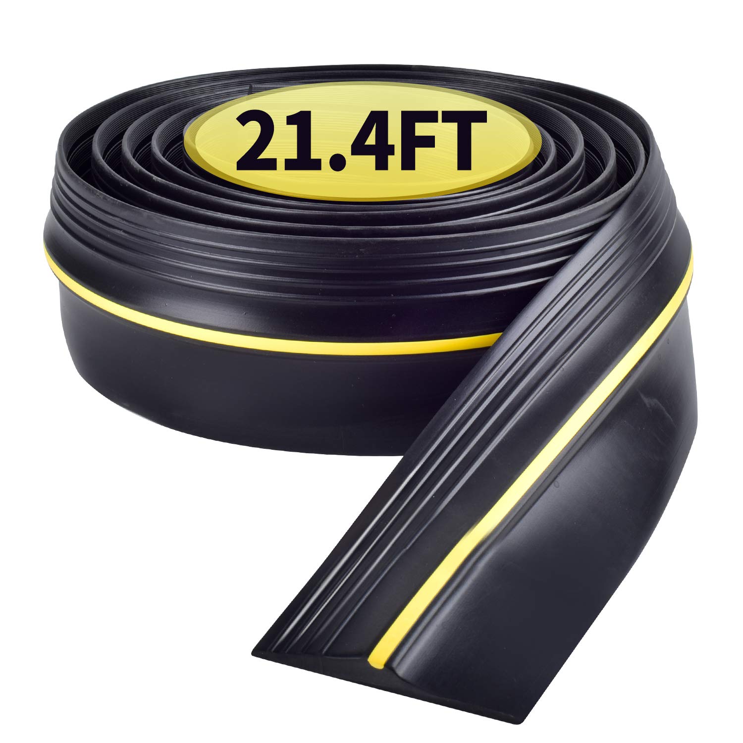 6.5M 21.5FT Garage Door Threshold Seal Weatherproof Easy Cut Strip (21.4ft/6.5m)