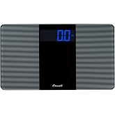 Escali Extra Wide Digital Bathroom Scale for Body Weight with Wide Platform for Natural Stance and Stability, High Capacity of 400 lb, Batteries Included