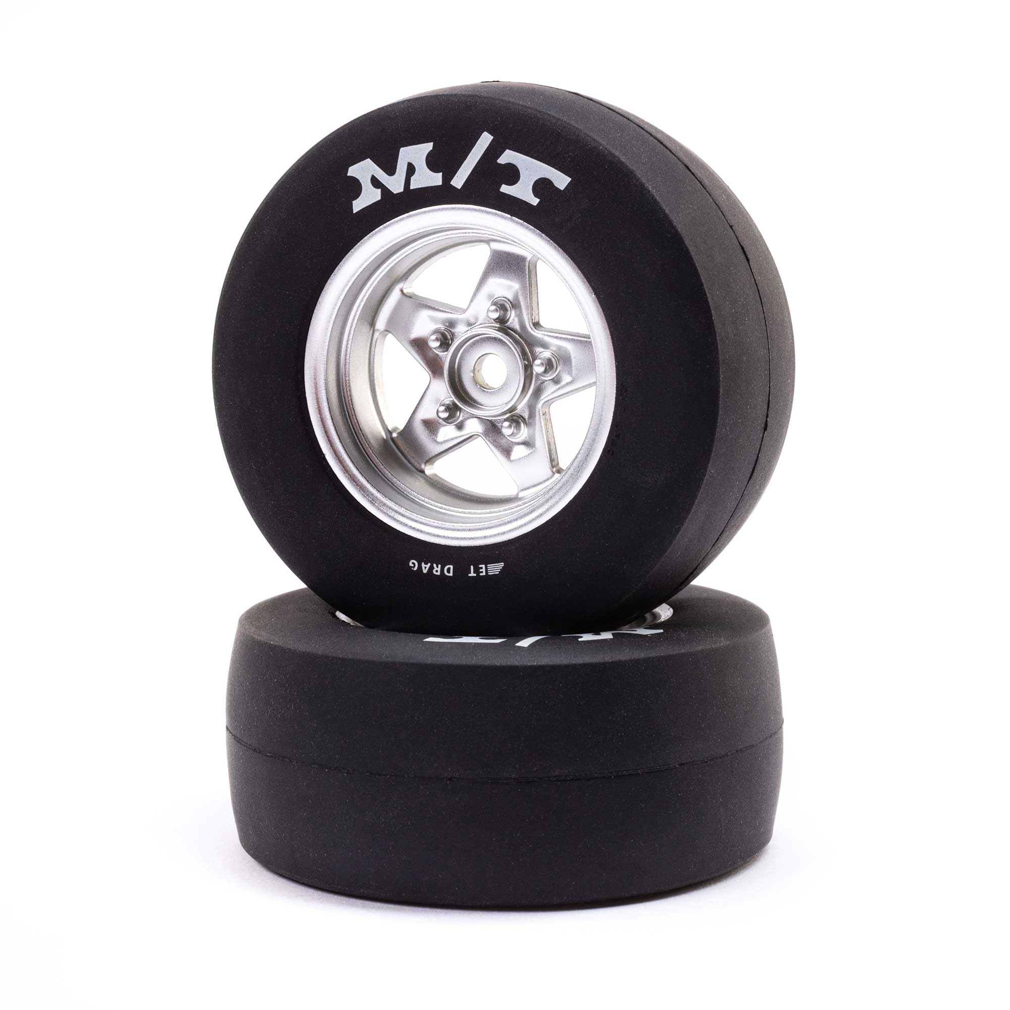 Losi Mickey Thompson Rear Tire Premounted Mini Drag LOS41041 RC Tire