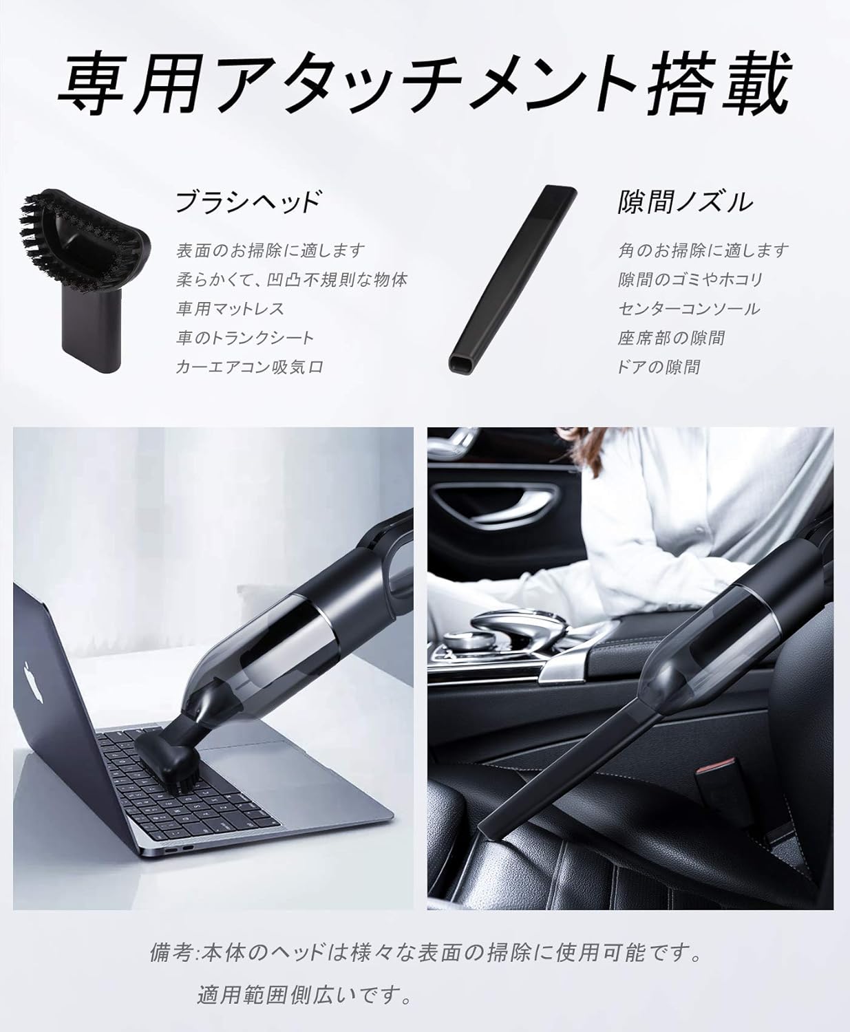 Amazon Genpar ハンディクリーナー家庭用 事務所用 車用掃除機 7000paの吸引力 強弱モード Usb充電 取扱説明書 Genpar ハンディクリーナー