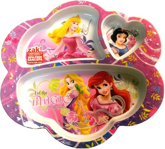 Disney Princess Divided Child Plate Kitchen Products