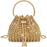 Sweetovo Sparkly Diamond Evening Bag Clutch Purses for Women Rhinestone Purse Glitter Handbag for Party Prom Cocktail Wedding