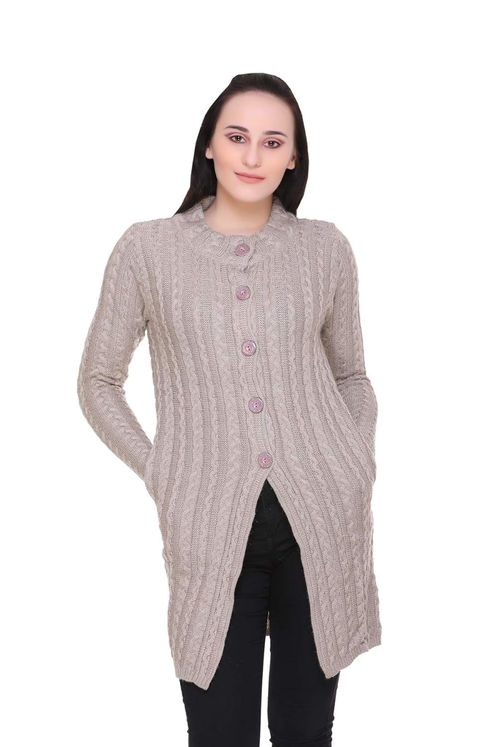 zoravie women's winter woolen coat