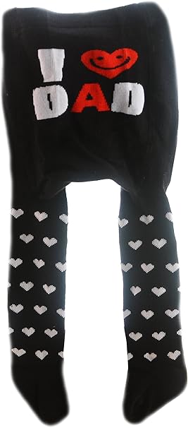 Soft Touch Baby Strumpfhose I Love Dad 68 74 Schwarz Papa Amazon De Bekleidung