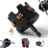 LICIENGCE Nut Spinning Drill Attachment for 1/4", 3/8", 1/2" Threaded Rods – Hex-Shank Nut Driver Extractor for Conduit Racks & Strut Systems – Fast Nut & Bolt Removal Tool