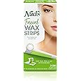Nad's Facial Wax Strips, Fragrance free, 24 Count (Pack of 2)