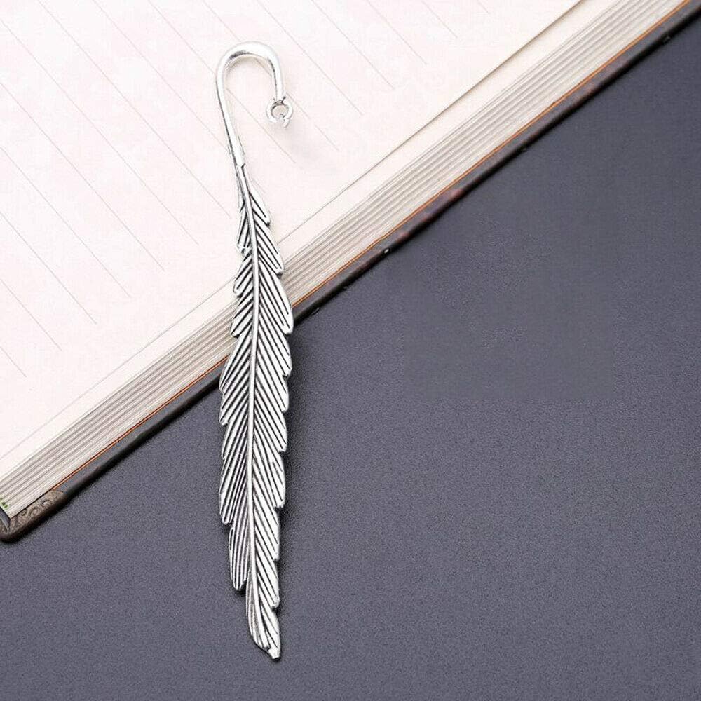 SUPERTOOL Special Wish Classic Gift, Antique Style, Metal, Bookmark, Feather Design, Gift for Friends(1Pcs) - Image 4