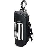 YUNCAIMAOYI Tactical Molle Glasses Case Tactical Eyeglasses Case Shockproof Sunglasses Carrying Protective Box with Clip