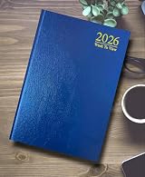 PaulStore 2026 Diary Week to View A4 A5 A6 Hard Backed Blue view 3