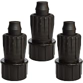 Habitech 3-Pack 1/2 Inch Drip Irrigation Tubing to Faucet/Garden Hose Adapter - Reusable Connector Fittings for Most Rain Bird, Orbit, Dig, Toro 1/2 or 5/8 Tubing x 3/4" FHT
