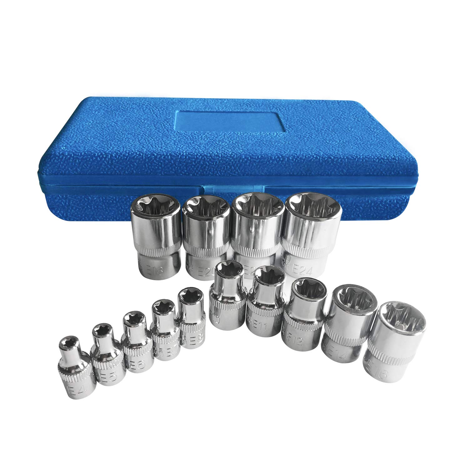 Torx Socket Set,EType External Torx Star Plus Socket Bit Set CRV
