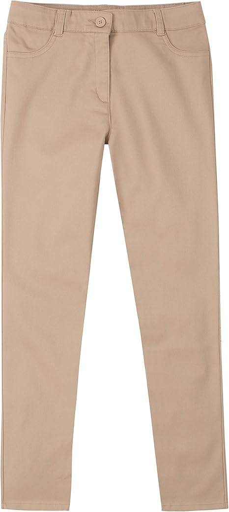 skinny leg school uniform pants