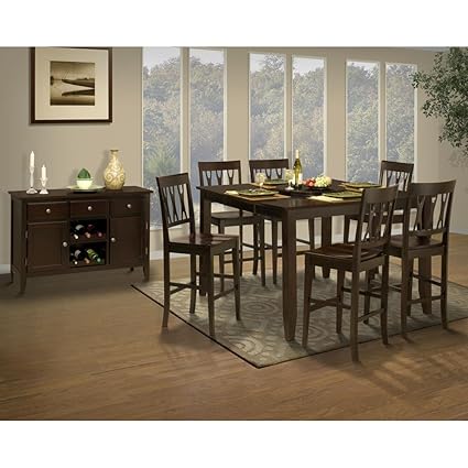 Amazon Com Seattle Contemporary Loft 7 Piece 54 Square Counter
