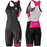 SLS3 Triathlon Suits Women - One Piece Tri Suit Women - Pro Womens Triathlon Suit - Premium Trisuit, No Shelf Bra