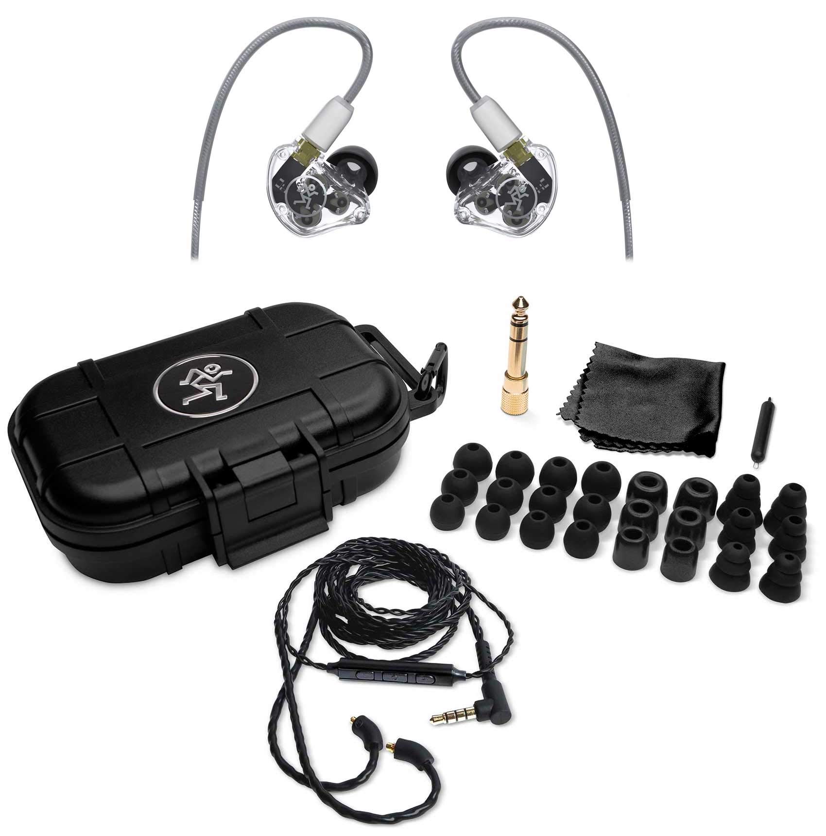 Mackie MP-320 Professional In-Ear Monitors (IEMs) With Sound Isolation and Triple Dynamic Drivers