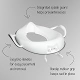 Nuby Toilet Seat Trainer Non-Slip Easy-Grip Handles Splash Guard 12+ Months view 4