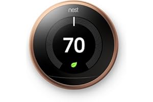Nest T3021US Learning Thermostat, Easy Temperature Control for Every Room in Your House, Copper (Third Generation), Compatibl