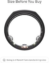 Oura Gen3 Heritage Smart Ring Size 13 Stealth Sleep Heart Rate Fitness view 2