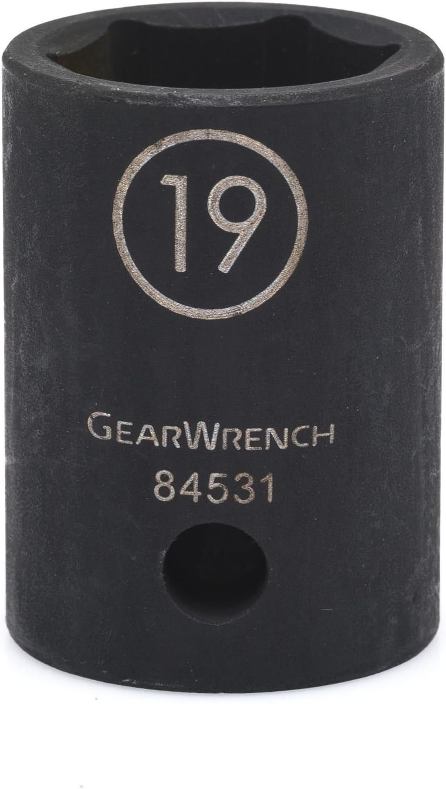 GEARWRENCH 1/2" Drive 6 Point Standard Impact Metric Socket 32mm - 84543N, Black