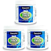 DecoArt Triple Thick Gloss Glaze - Jar, 8fl oz (3 Pack)