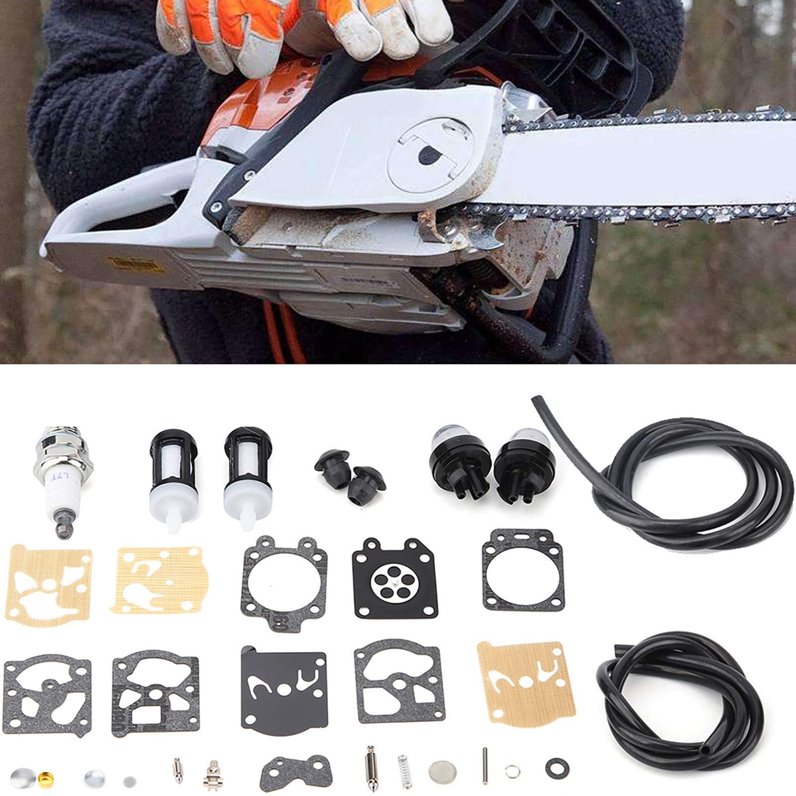 Zerodis Carburetor Replacement Carburetor Repair Carburetor Repair Kit Fit for STIHL FS36 FS40 FS44 Grass Trimmer Replacement Grass