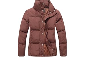 GIMECEN Women's Winter Coat Full-Zip Down Jacket Waterproof Puffer Coat Warm Parkas Long Sleeve Outerwear