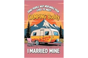 KIVJMSIDJA Vintage Camper Trailer, 'I Married My Love' Diamond Art Kits for Adults for Beginners, 5D Full Diamond Art Paint 8