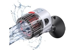 Pawfly Aquarium Wave Maker for Fish Tanks up to 50 Gallons 800 GPH Adjustable Circulation Pump with Strong Suction Cup Base S