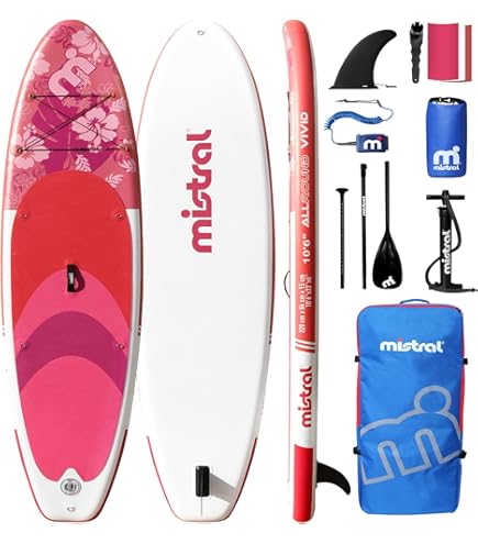 Mistral SUPボード Amazon.com : Mistral Inflatable Stand Up Paddle Board, 10'5''x31