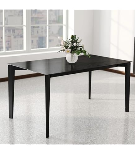Amazon.com - ZckyCine 59'' Modern Rectangular Dining Table