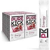 Pure Kick Energy Singles To Go Drink Mix, Black Cherry Pomegranate, 72 Ct