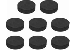 MECCANIXITY 8 Pcs Single Sided Speaker Isolation Feet Pads, 50mmx15mm Non Slip Foam Shock Absorption Base Pad Amplifier Stand