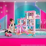 Barbie Convertible 2-Seater Vehicle Pink Car with Rolling Wheels HBT92 view 2
