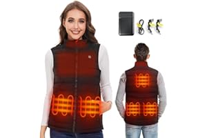 fawutii Heated Vest for Men & Women - with Battery Pack Included Warming Electric Vest with Power Bank USB Rechargeable