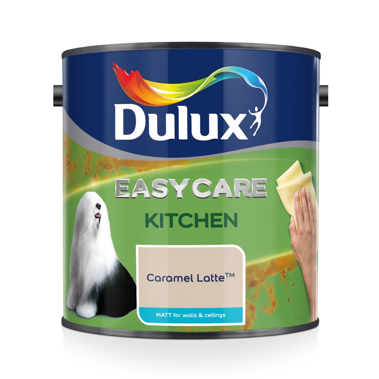 Dulux Easycare Kitchen Matt Emulsion Paint For Walls And Ceilings Caramel Latte 2.5L Amazon