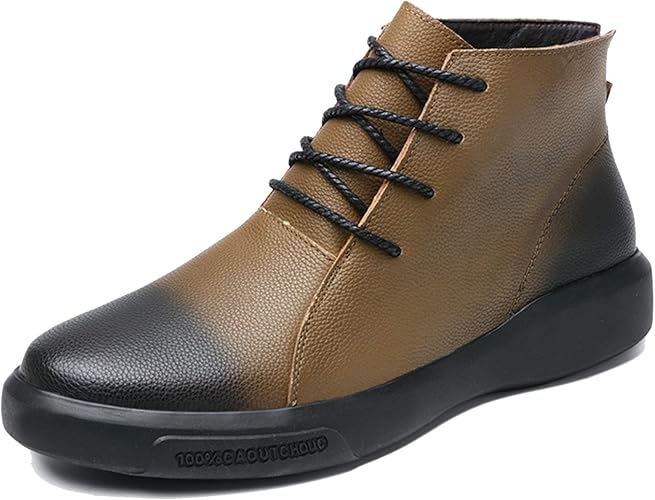 Amazon モリケイ ワークブーツ メンズ ミリタリーブーツ バイク 牛革 撥水加工 オシャレ 焦がし加工 大きいサイズ 暖かい ボア付き ラウンドトゥ 滑り止め カジュアル ビジネス 通気性 厚底 耐久性 アウトドア スノーブーツ モリケイ ブーツ