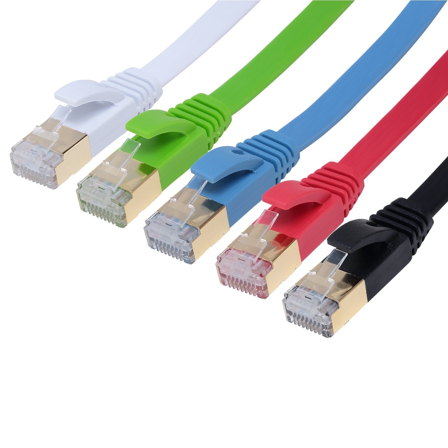 TecBillion Cat7 Patch Cable Shielded, RJ45 Gold Plated